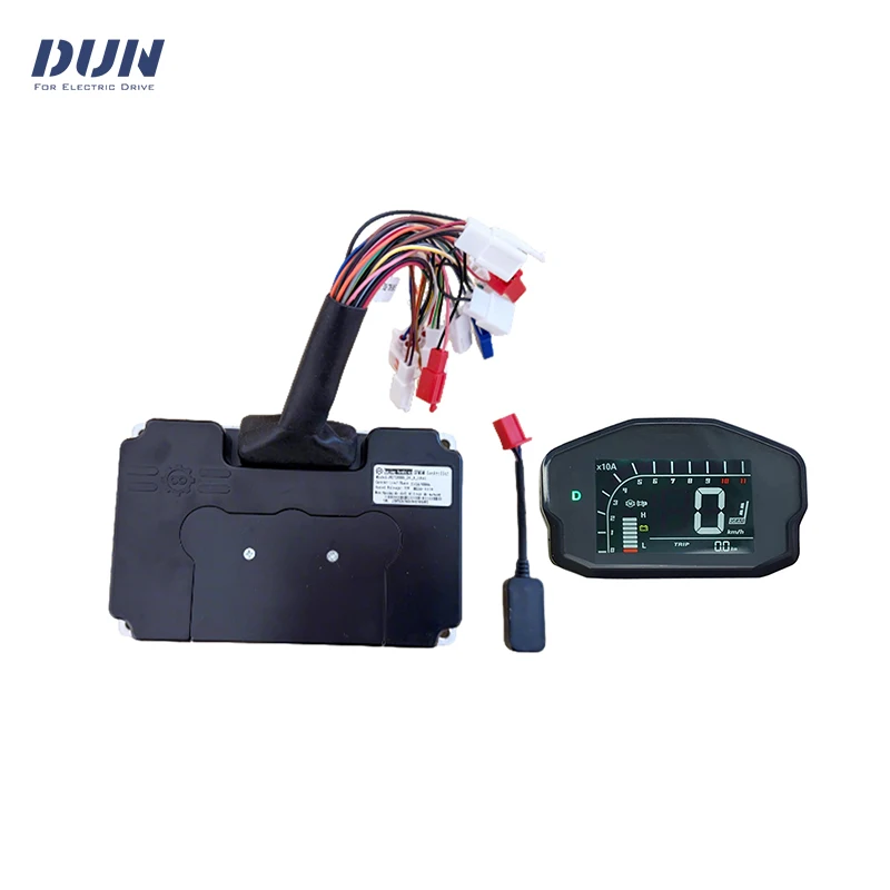 ND96680 330A 5000W-8000W BLDC Hall Sensor Programmable Controller with DKD Display Speedometer For PMSM Motor
