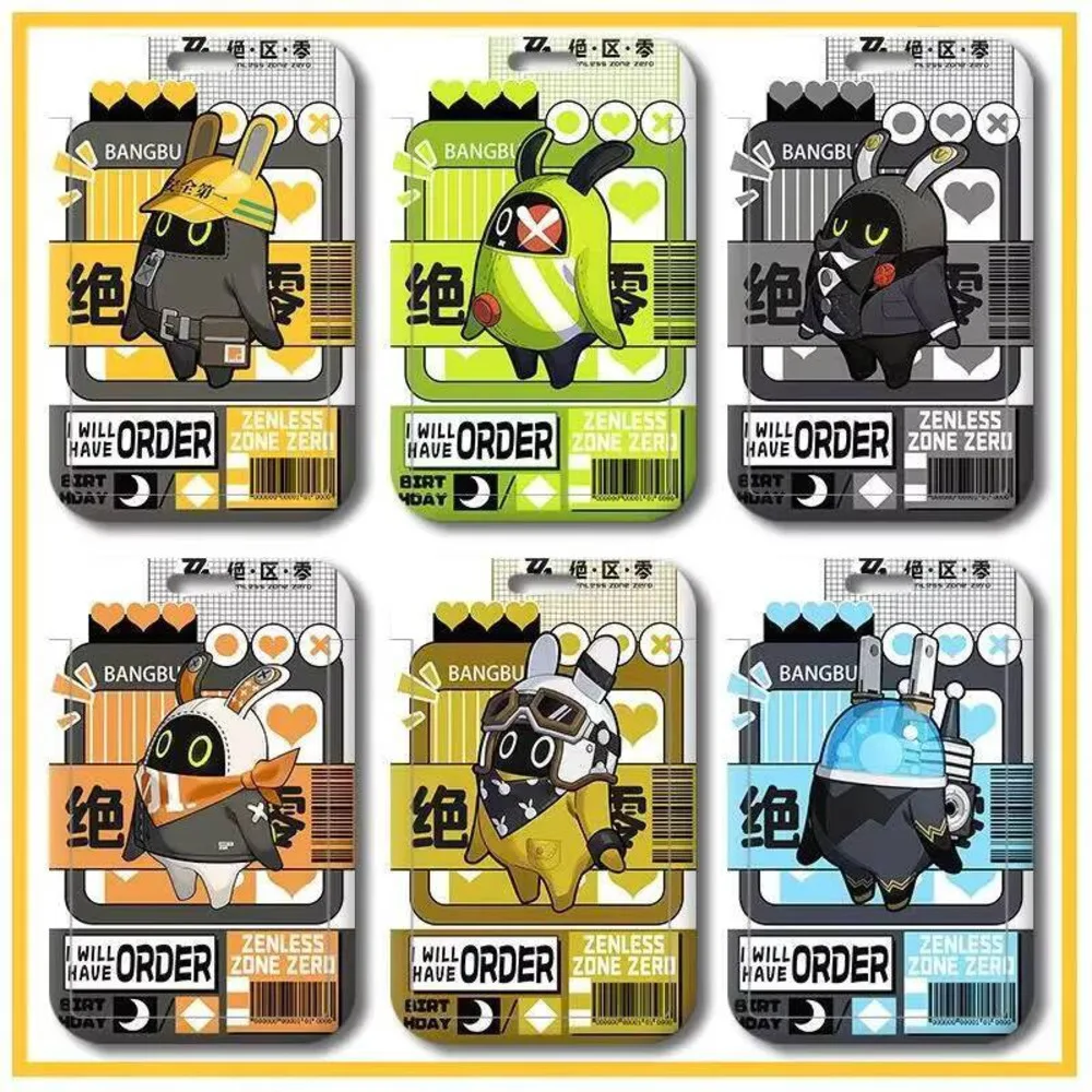 

Защитная пленка Zenless Zone Zero Bangboo, чехол в стиле аниме, значок студенческого еды, держатель для удостоверений личности