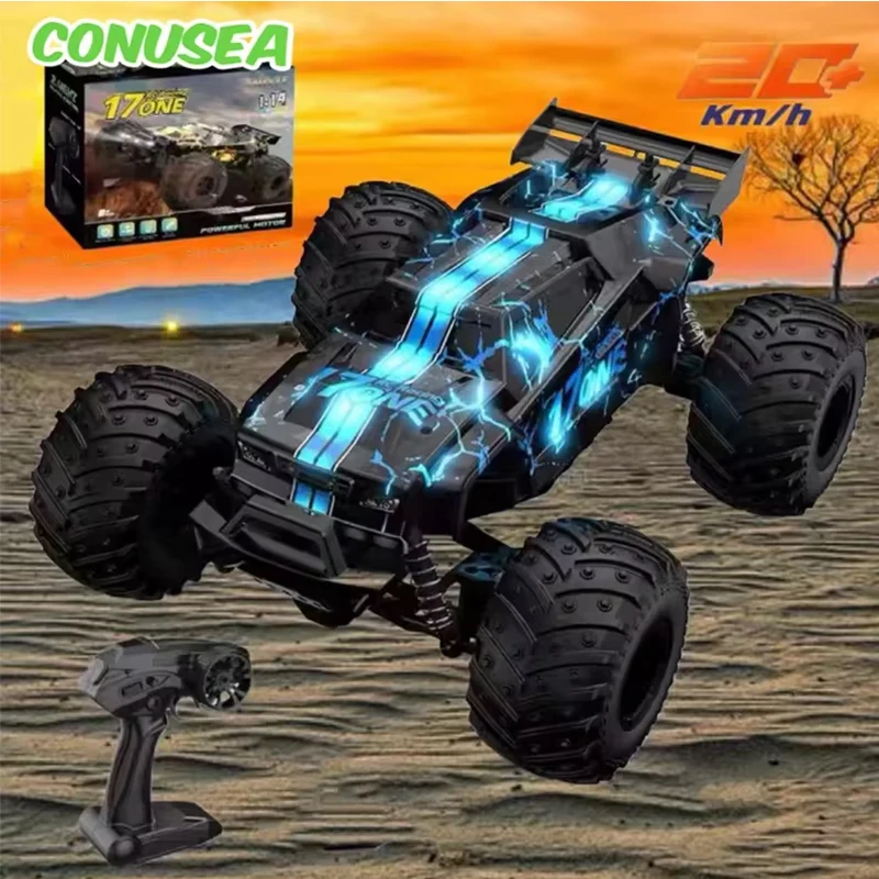 1/14 Rc Racing Car 4WD Remote Control Climbing Off-Road Light 20KM/H High Speed Drift Racing Children's Electric Toys for Boys