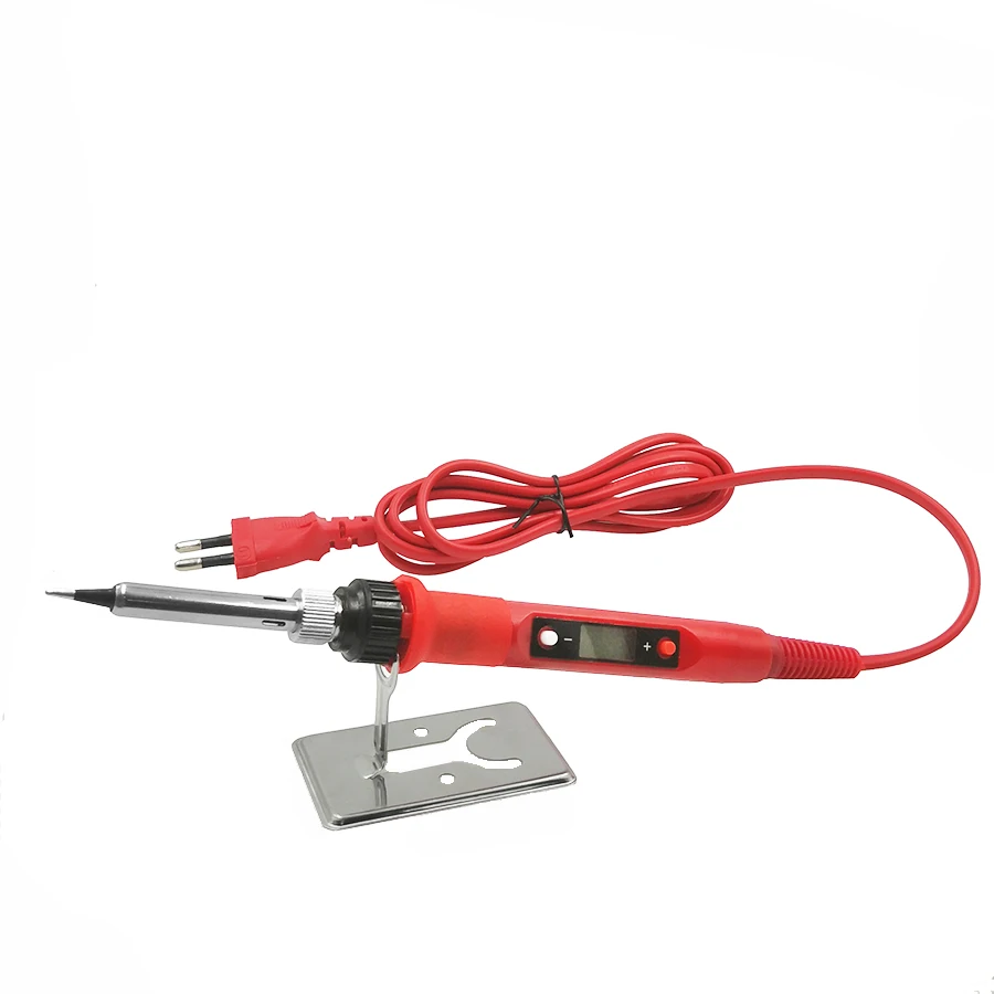 80W Digitale Elektrische Lötkolben Set Kit 220V 110V Temperatur Einstellbar LCD Display Solder Schweißen Eisen Werkzeug tipps – Detail 32