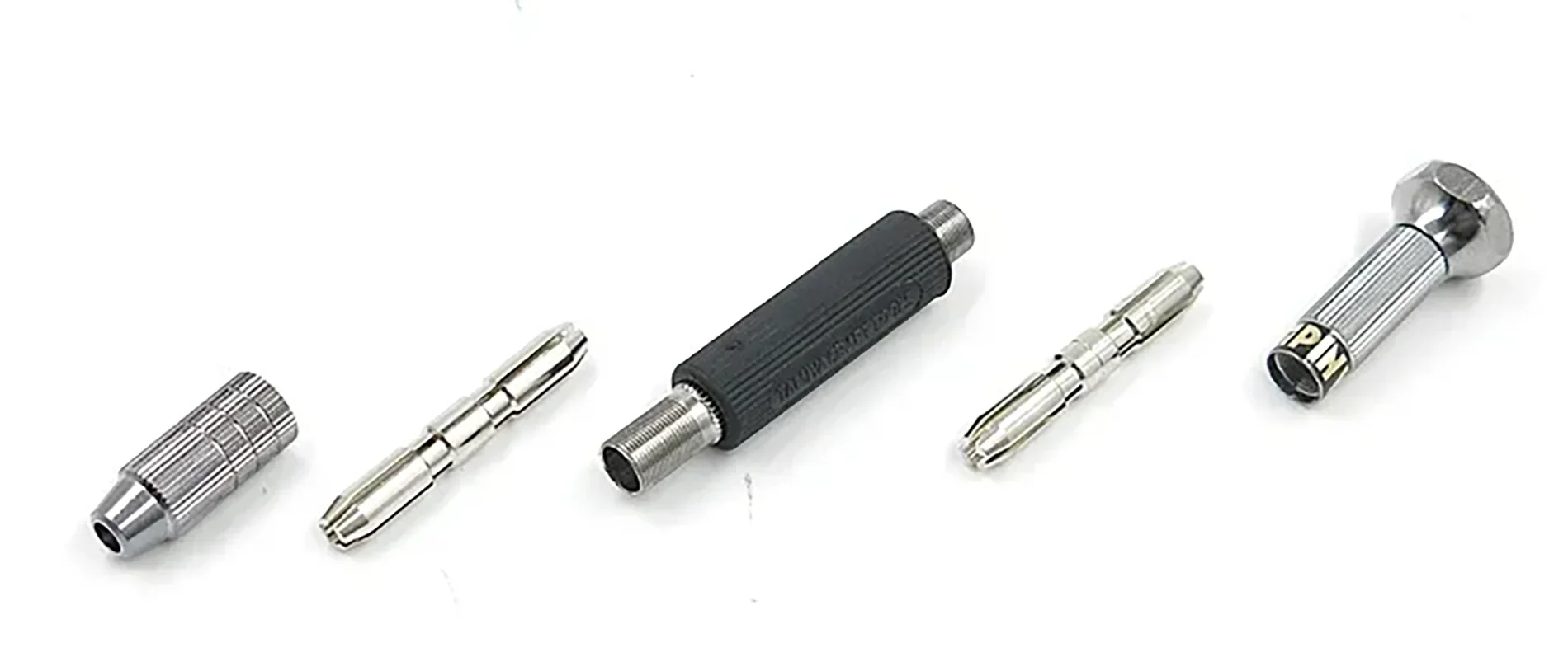 Tamiya 74112 Étau à broche fine D - R perceuse à main (0.1 - 3.2 mm) - Outil de forage artisanal pour kits de construction de modèles