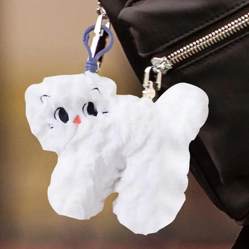 12cm Cute Plush Doll Cat Doll Toys Pendant Cute Plush Keychain Bag Pendant Christmas