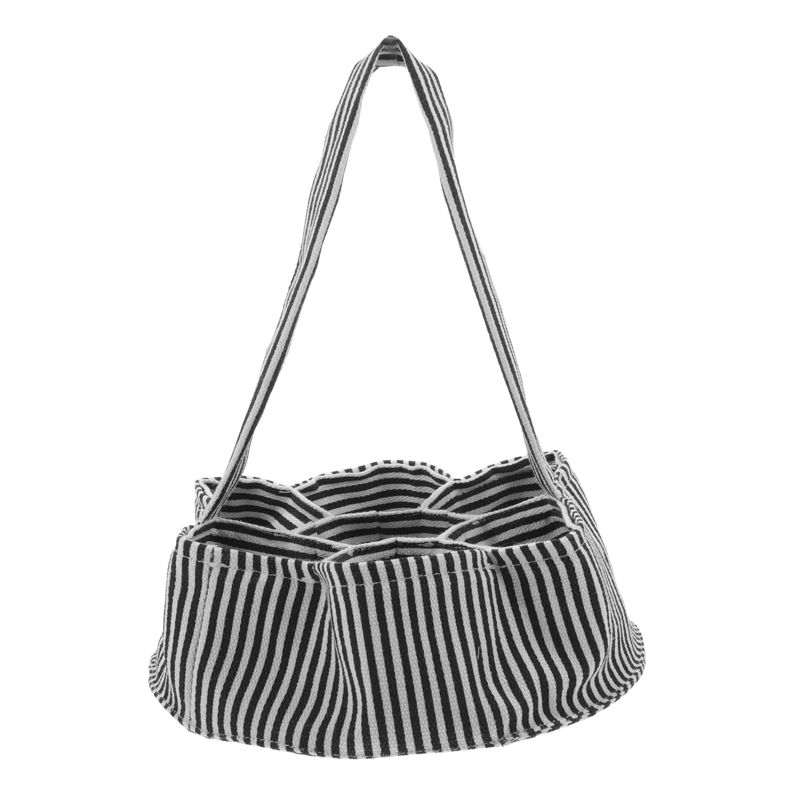 

Egg Collection Basket Chicken Egg Holder Mini Canvas Material Wonderful Workmanship Convenient Use Home Farmhouse