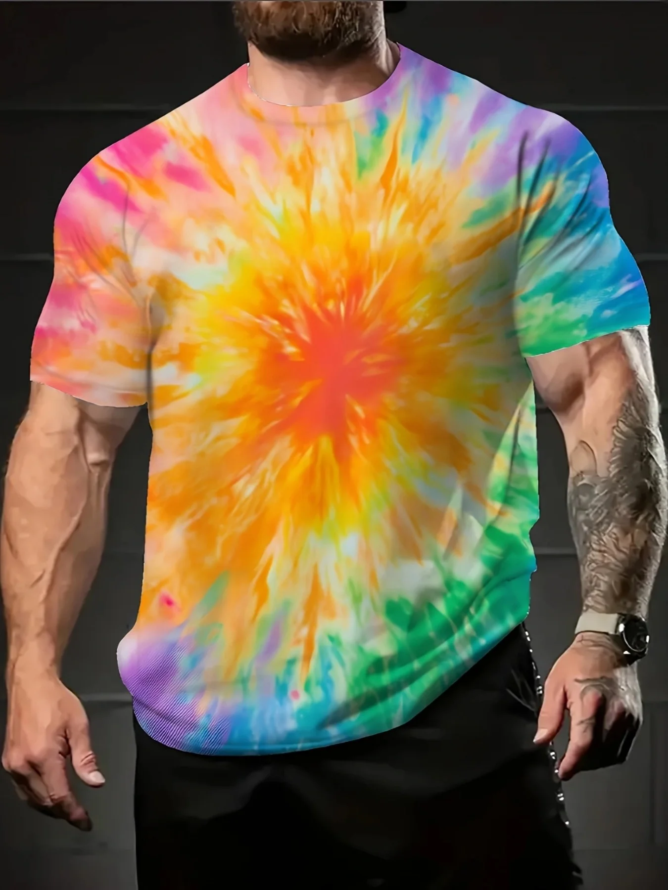 

Men's 3D Printed T-Shirt Vibrant Multicolor All-Over Print Breathable Summer Casual Tee Kids Tshirt Men's Shirts Woman t-shirts