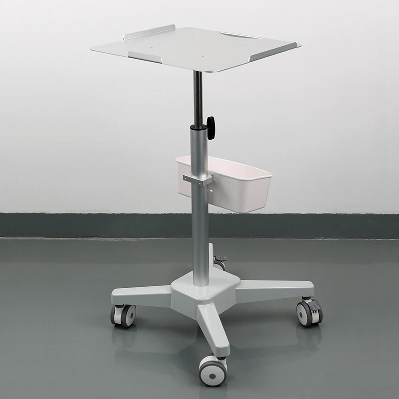 Medical Records Trolley Hospital Utility Cart with Bracket, Nursing Unit Storage Cart for Clinics, Offices Healthcare Facilities