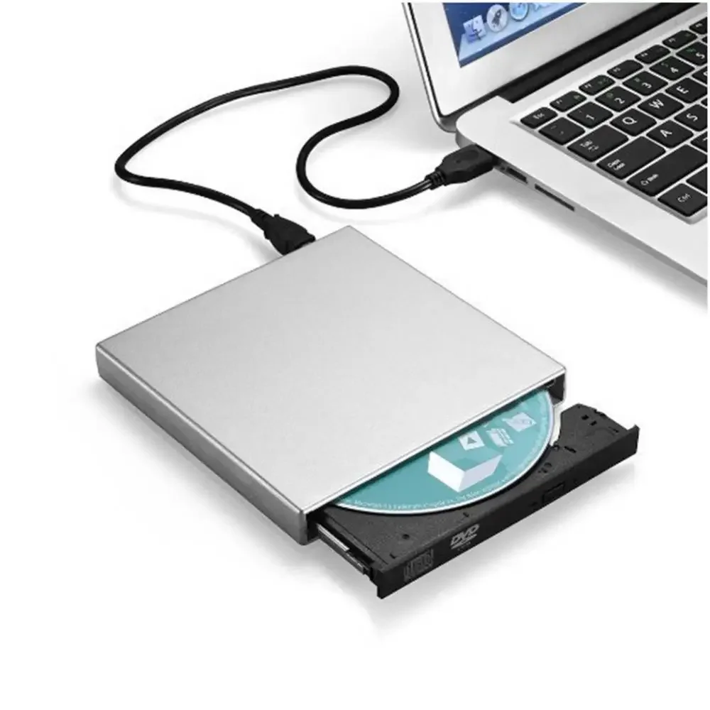 

New USB3.0 High-speed External CD DVD Drive 4K 3D Player Recorder for Mac, Windowslaptop, PC Portable BD/CD/DVD Burner