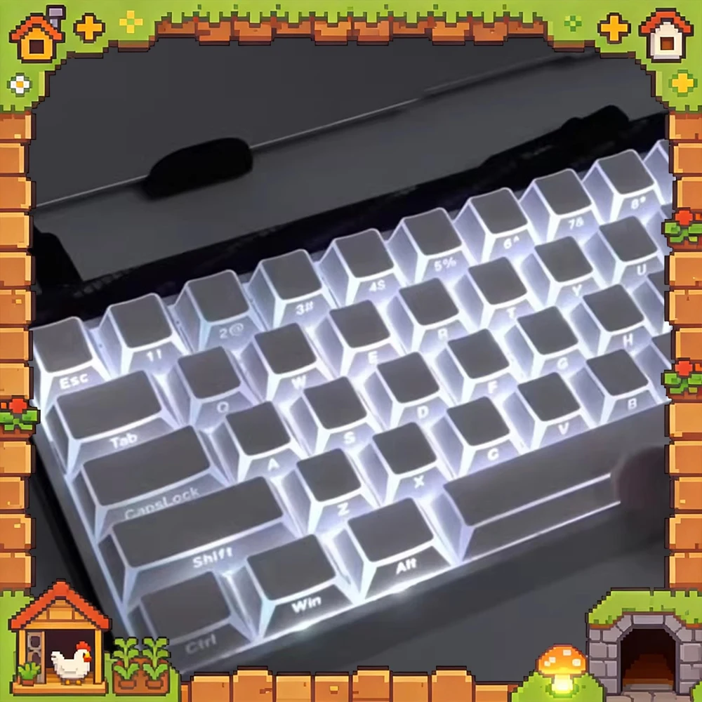 XVX Folding Shadow PC Keycaps Keycap Original Factory Height High Permeability Keyboard Keycaps Customized PC Accessories Gifts