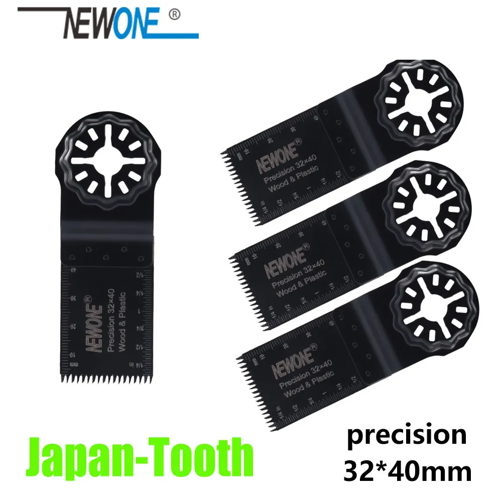 

NEWONE 32*40mm Precision Japan Teech Saw Blades for Power Oscillating Tools multi-tool for wood/plastic cutting