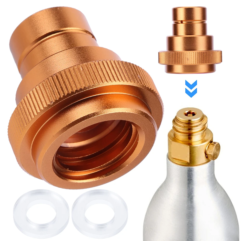 CO2 Quick Connect Adapter Quick Disconnect CO2 Quick Connector for CO2 Cylinder Soda Water Bubbler DUO Terra