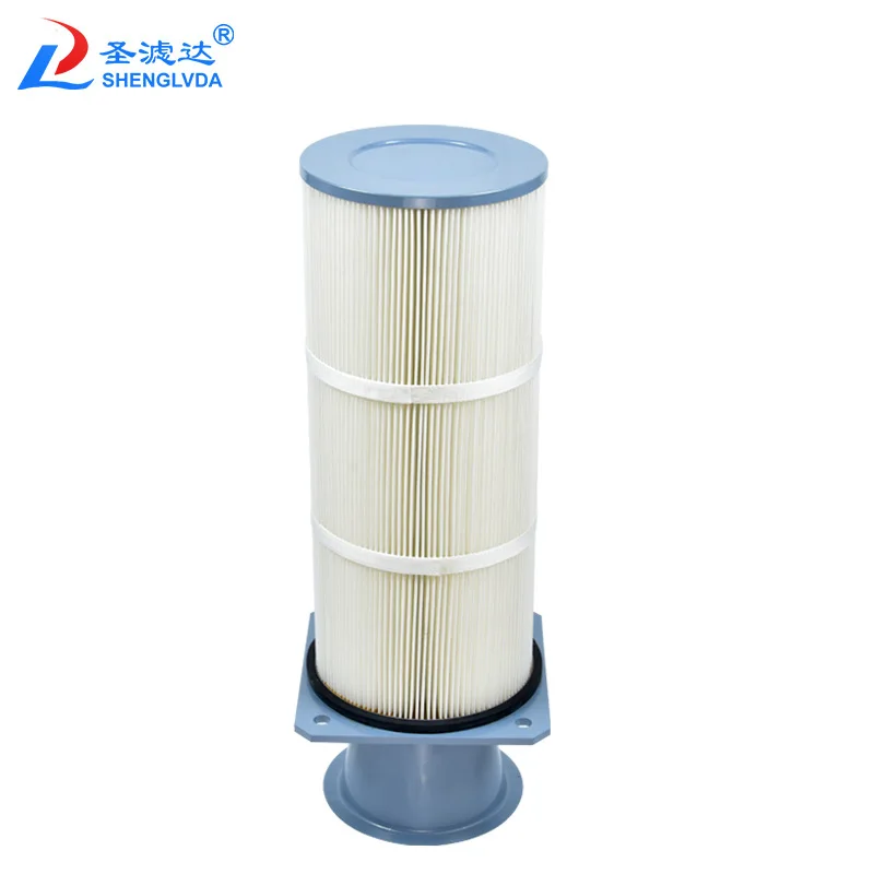 Membrane Coated Polyester Non-woven Fabric Dust Recovery Filter Cartridge Dust Removal Filter Element