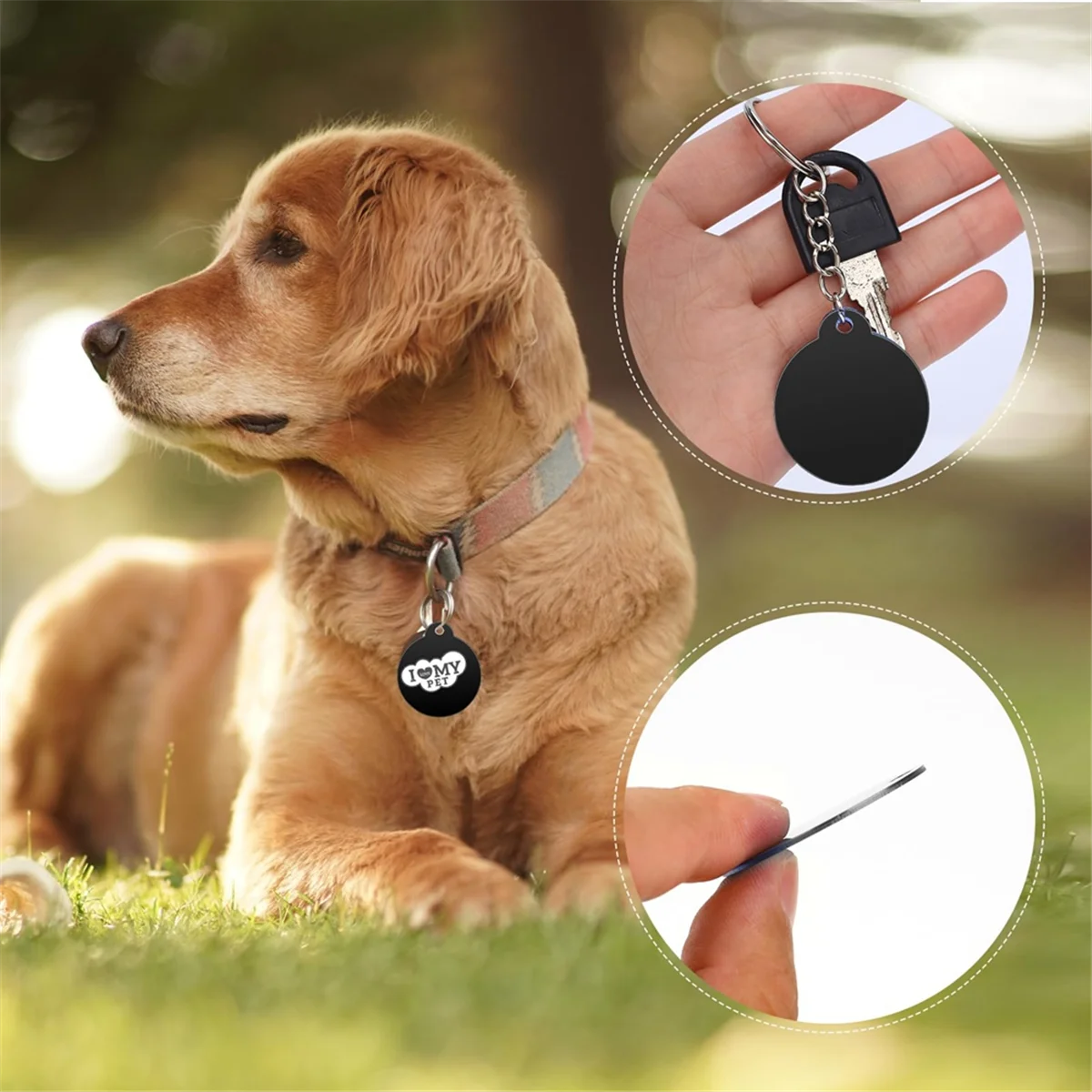 

25 упаковок, круглые алюминиевые пустые бирки, черные штамповочные заготовки, гравировальные заготовки, диски, металлические заготовки, брелок для собак, бирка SSQ