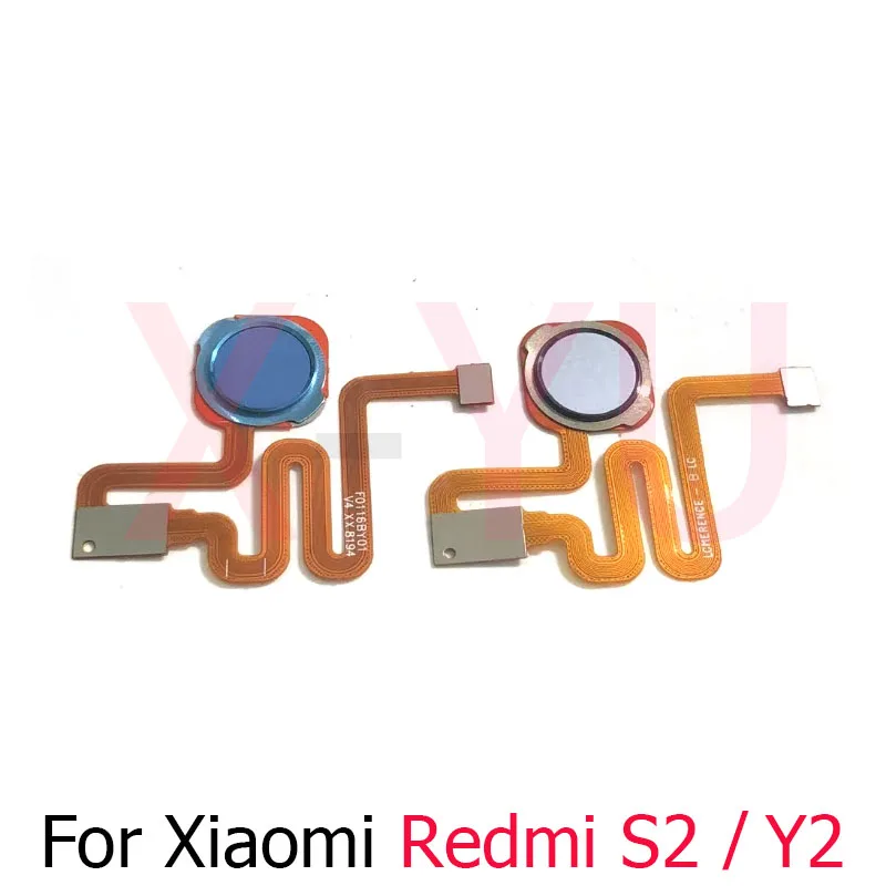 For Xiaomi Redmi S2 Y2 Home Button Fingerprint Touch ID Sensor Return Power Flex Cable Repair Parts