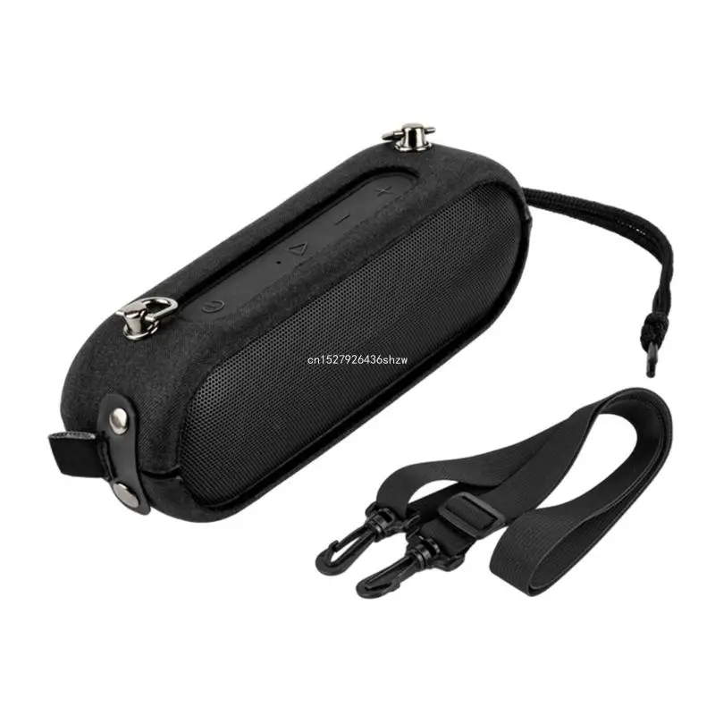 Portable Speaker Hard Case with Interior and Oxford Cloth Exterior for Speaker Secure Travel Dropship