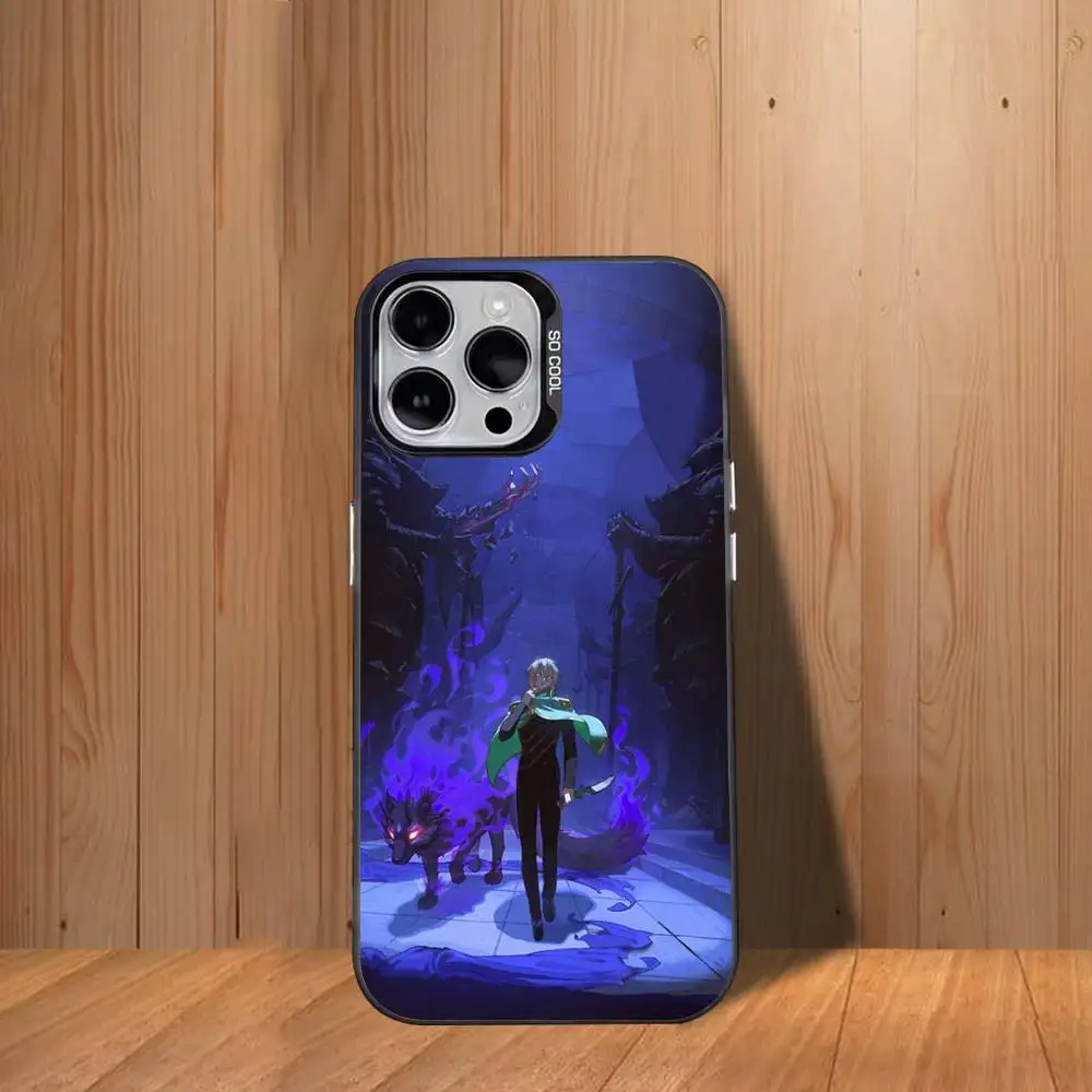 حافظة هاتف B-Beginning After End لهاتف iPhone 17,16,15,14,13,12,11,Mini,Pro,SE,MAX غطاء أبيض غير لامع مقاوم للصدمات