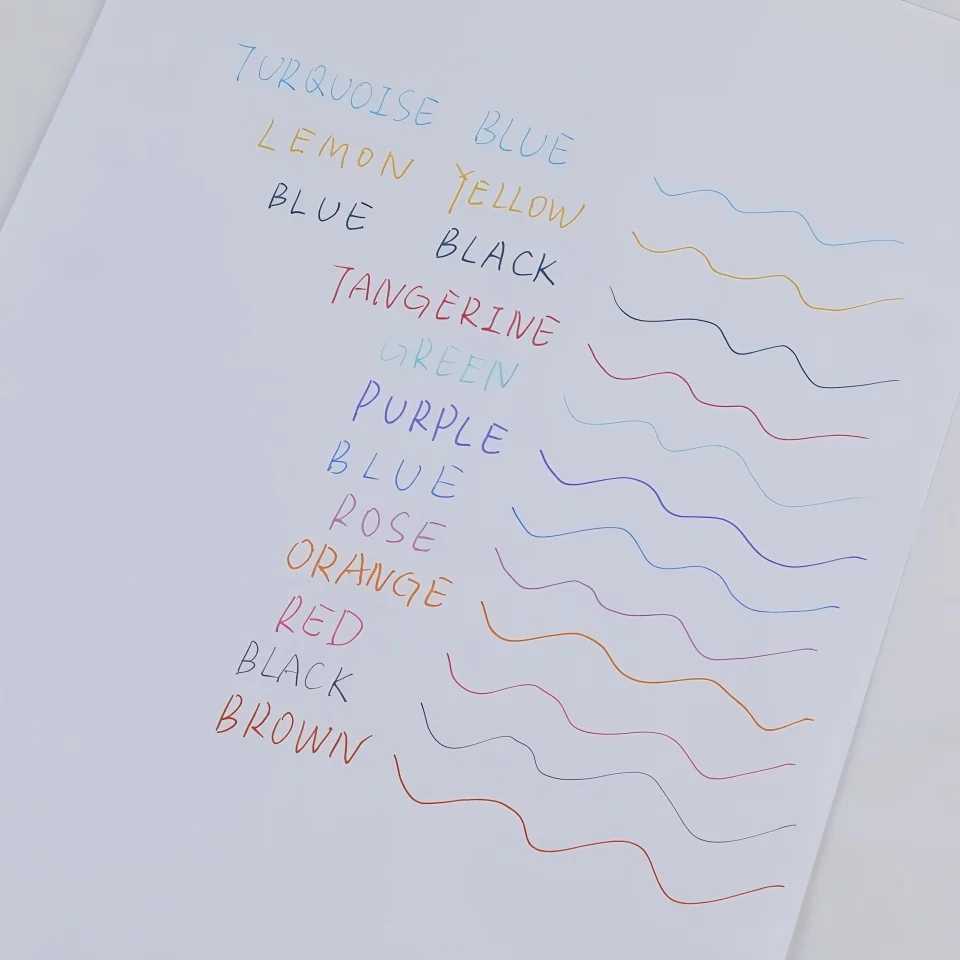 12-Colors Fountain Pen Ink, 25ml, Non-Carbon, High-Quality Quick-Drying Ink for Adult Calligraphy and Writing with Colored - view 6