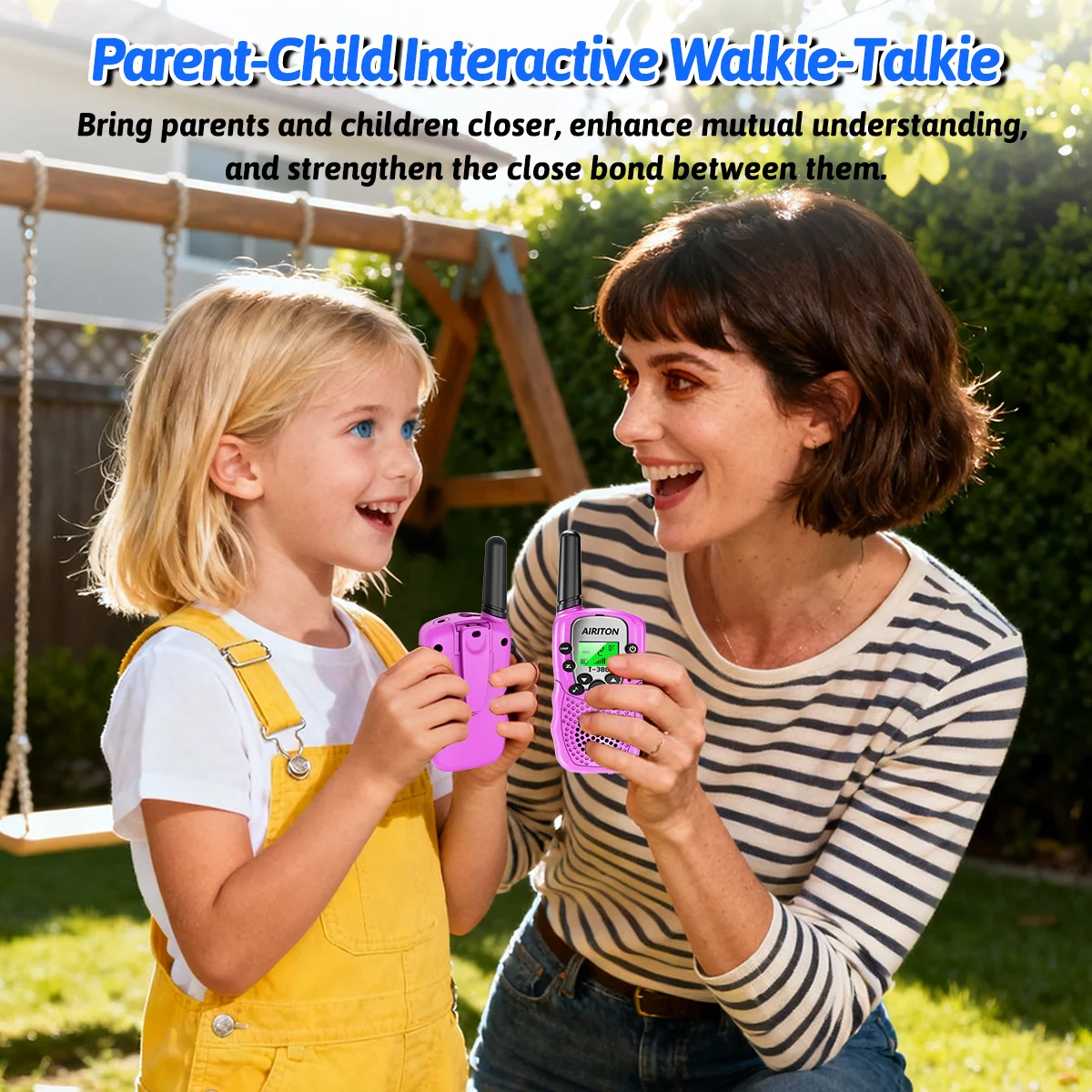 2 قطعة AIRITON T388 الاطفال اسلكية تخاطب PMR/FRS HD الصوت 10 دعوة لهجة طويلة المدى المحمولة اتجاهين هام راديو الأطفال هدية الكريسماس