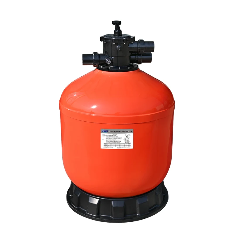 Pikes GFT500 Top Mount Non-corrosive Gel-coated Fiberglass Sand Filter Cleaner Treatment For Swimming Pool