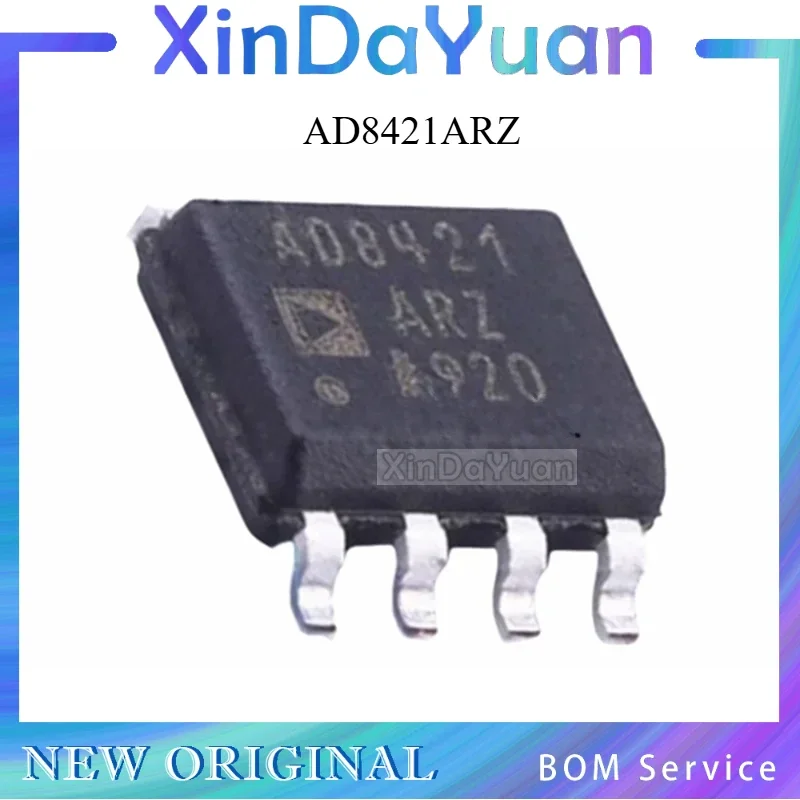 5 pcs AD8421 AD8421ARZ-R7 SOP-8 Instrument Amplifier Chip IC