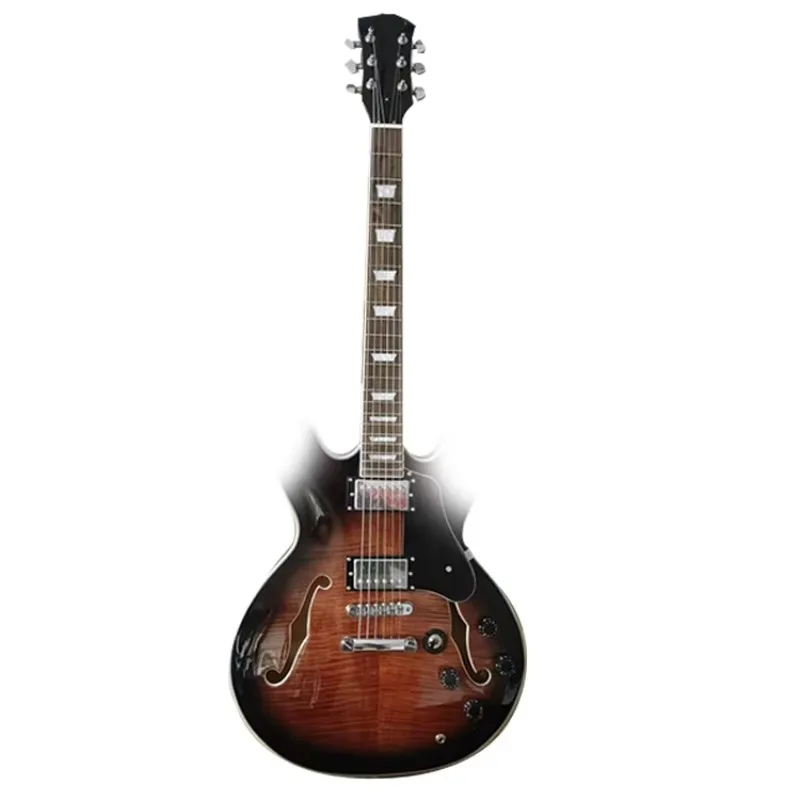 

STLF Black Semi Hollow Acoustic Maple Neck Electric Guitar