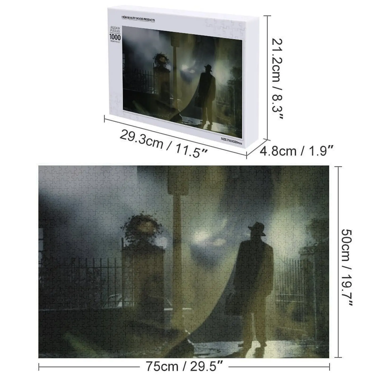 L'exorciste film d'horreur Puzzle Puzzle pour enfants personnalisé bois personnalisé bébé objet Puzzle