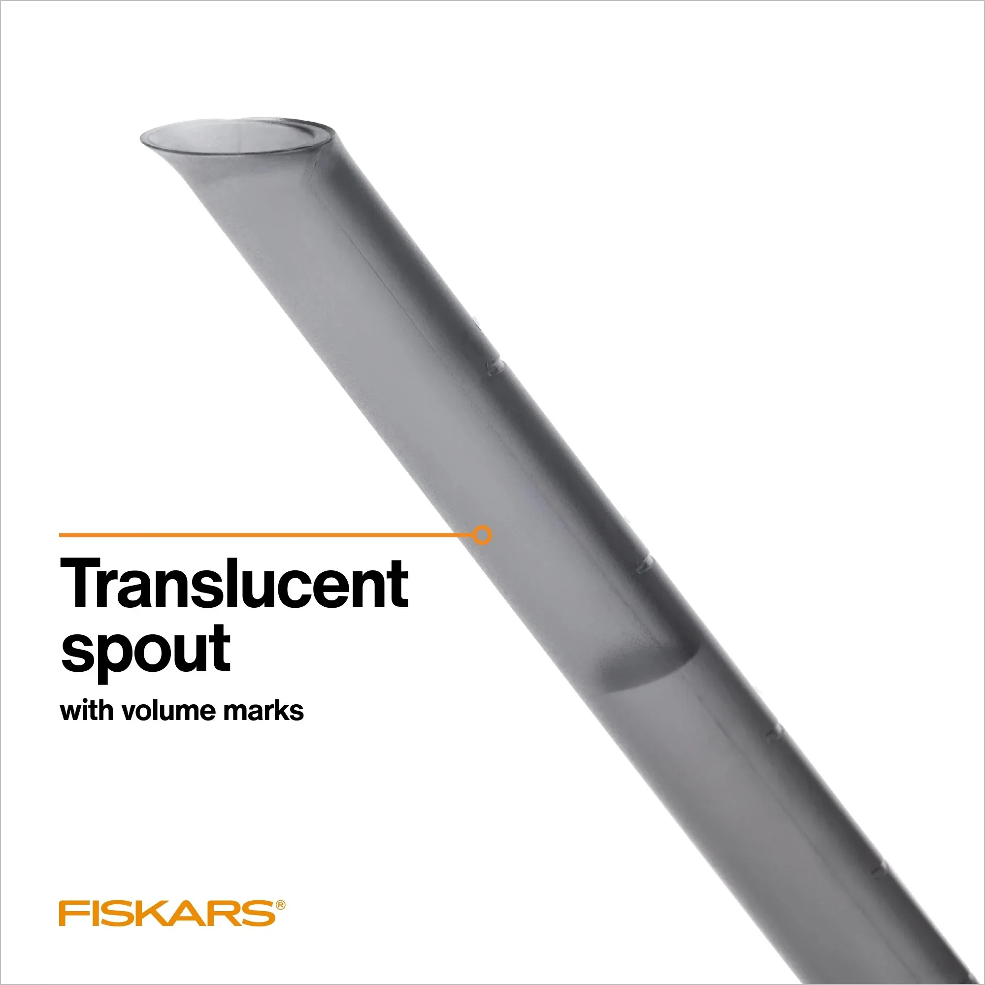 Fiskars 실내 및 기타 Regadera Naranja y Negro