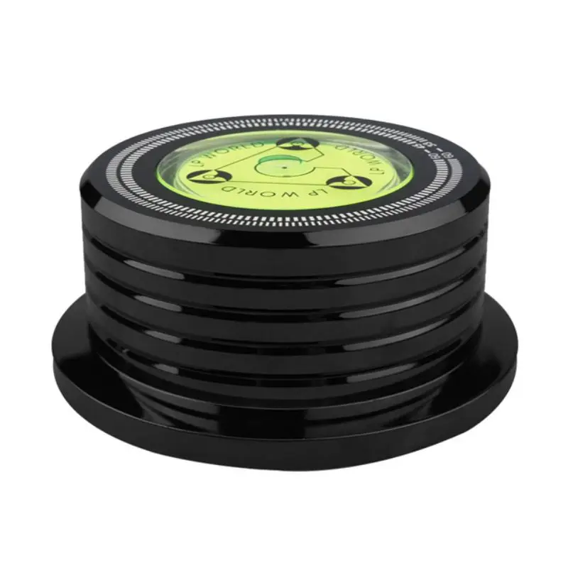 All-aluminum LP vinyl record player record town, with level speed measurement accessories