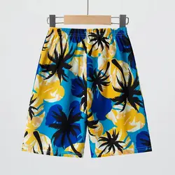 Children's Summer Thin Beach Shorts Five Pants Boys and Girls Seaside Holiday Leisure Sports Elastic Waist Pants.