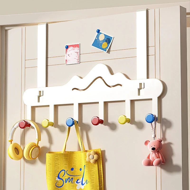 door rear clothes hook bag hanging metal practical coat rack space saving interior porte manteaux mural living room furniture