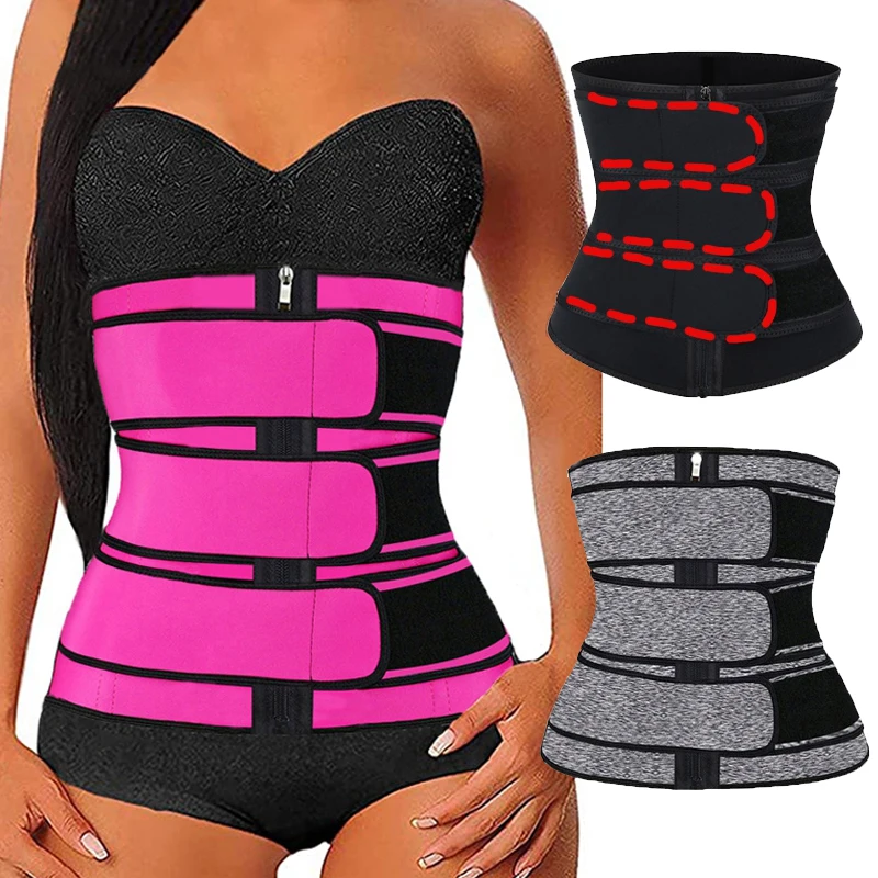 Fitness-Taillengürtel Abnehm-Saunaanzug Gewichtsverlust Fettverbrennung Sport-Gürtel Schweiß-Trimmer Workout Cincher Shapewear
