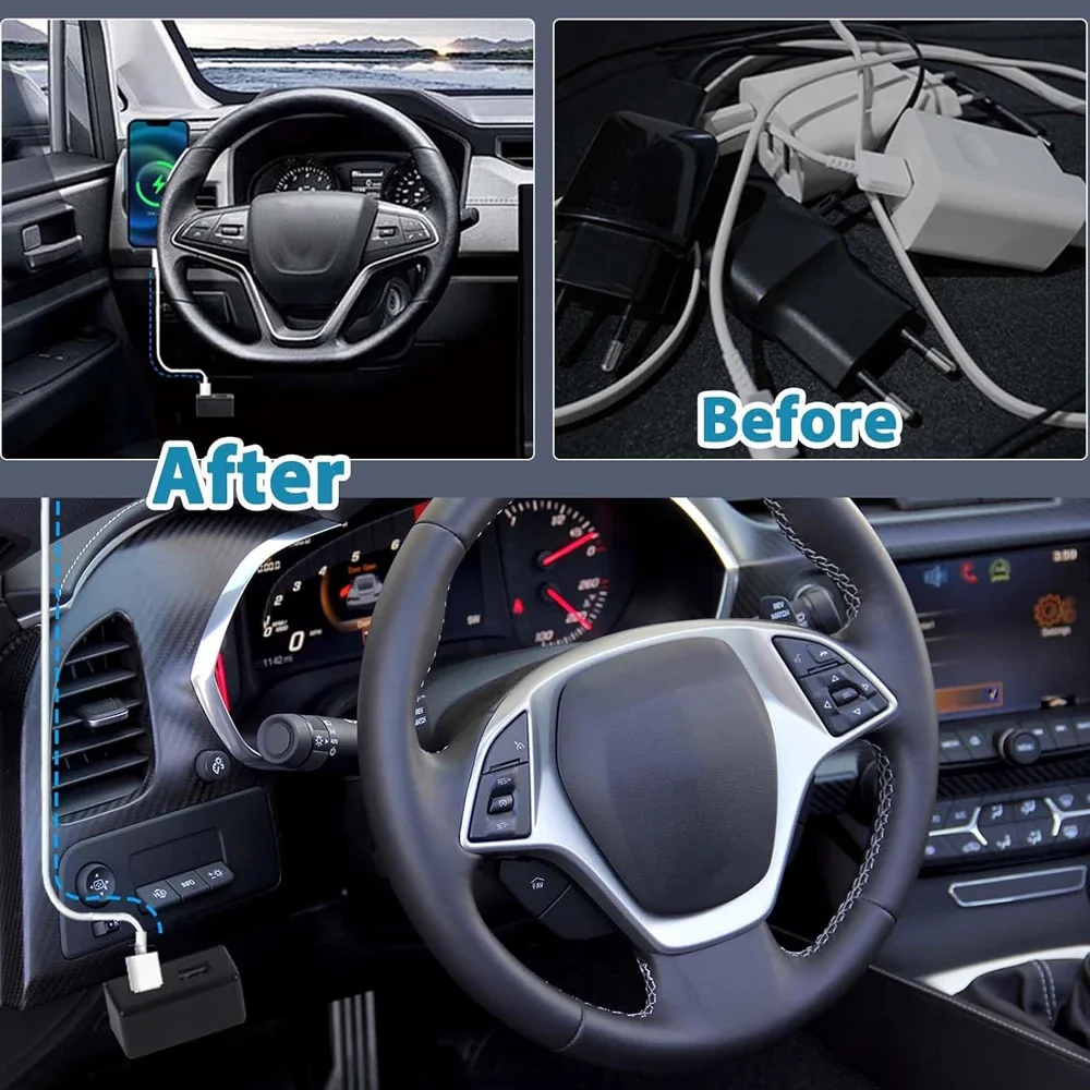 1 Stück OBD-Stecker für Tesla Model 3 Model Y X S OBD-Adapter zum Laden für Tesla Auto Model3 Modely OBD2 Splitter Ladeadapter – Detail 5