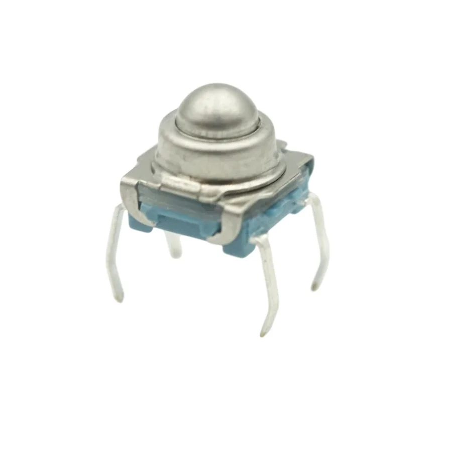 10pcs TS-F007 7*7 Metal Steel Ball Reset Switch DIP Type 4 Pin Tactile Switch For arduino Board Module NEW
