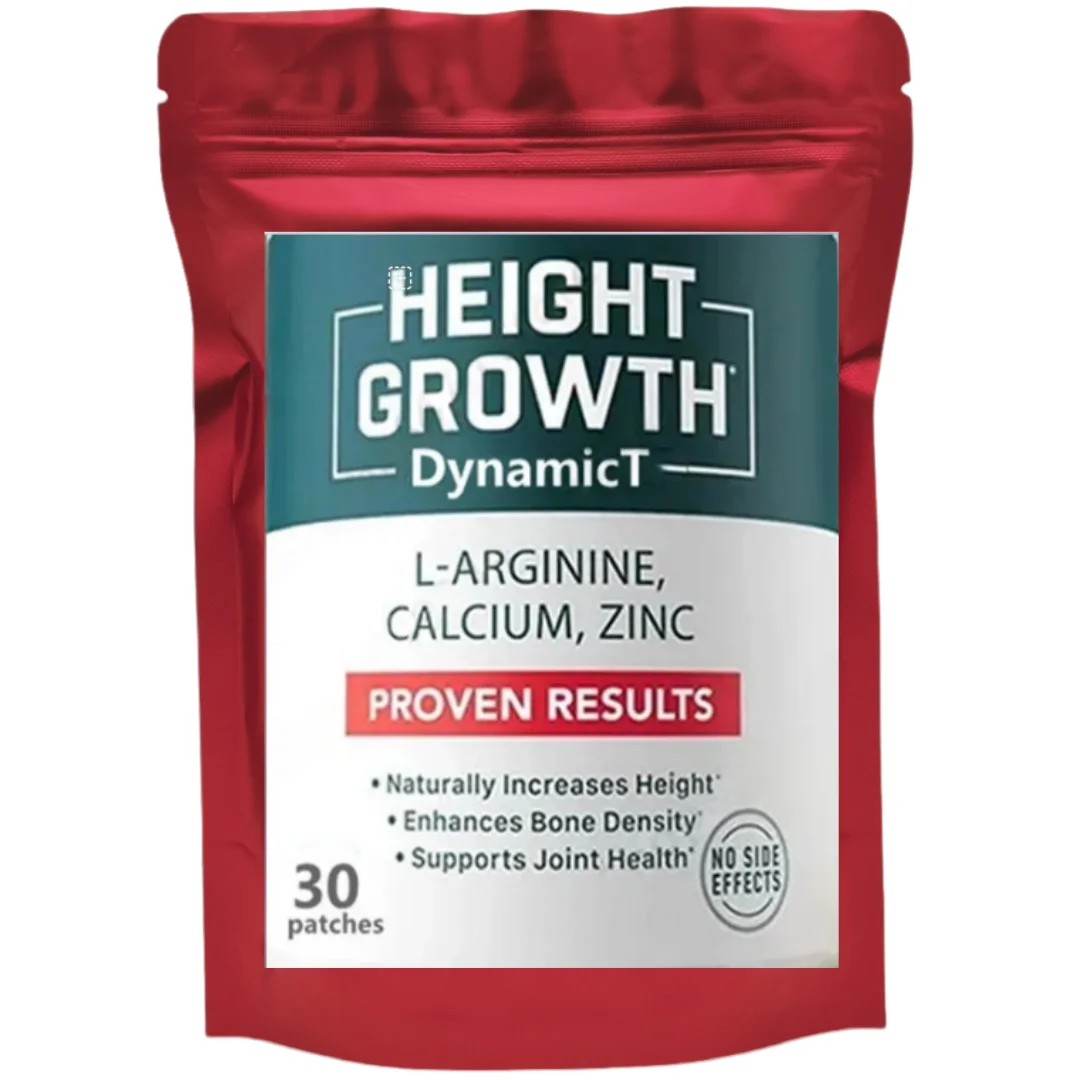 Heißer Verkauf Kalzium, Vitamin D3 und Zinkpflaster: Fördert das Knochenwachstum, natürliche Höhenerhöhung, steigert die Knochenkraft für Kinder und Jugendliche