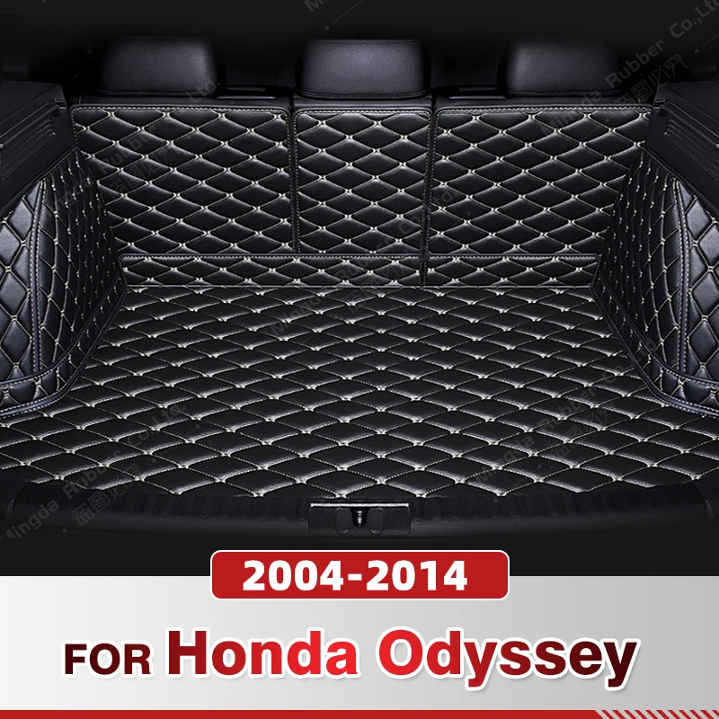

Автоматический коврик в багажник с полным покрытием для Honda Odyssey 7 мест 2004-2014 2013 12 автомобильный антигрязный коврик защитная накладка аксессуары для интерьера