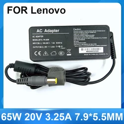 65W 20V 3.25A 7.9*5.5mm AC Laptop Adapter For Lenovo IBM C100 C200 N200 X200 X300 R400 R500 T410 T510 V100 V200 Laptop Cha