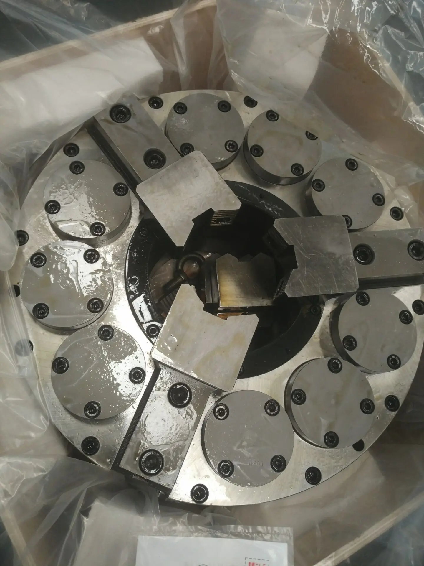 K58550 3-Backen-Luftfutter für STC1835 und CKG20 CNC-Rohrgewindedrehmaschine