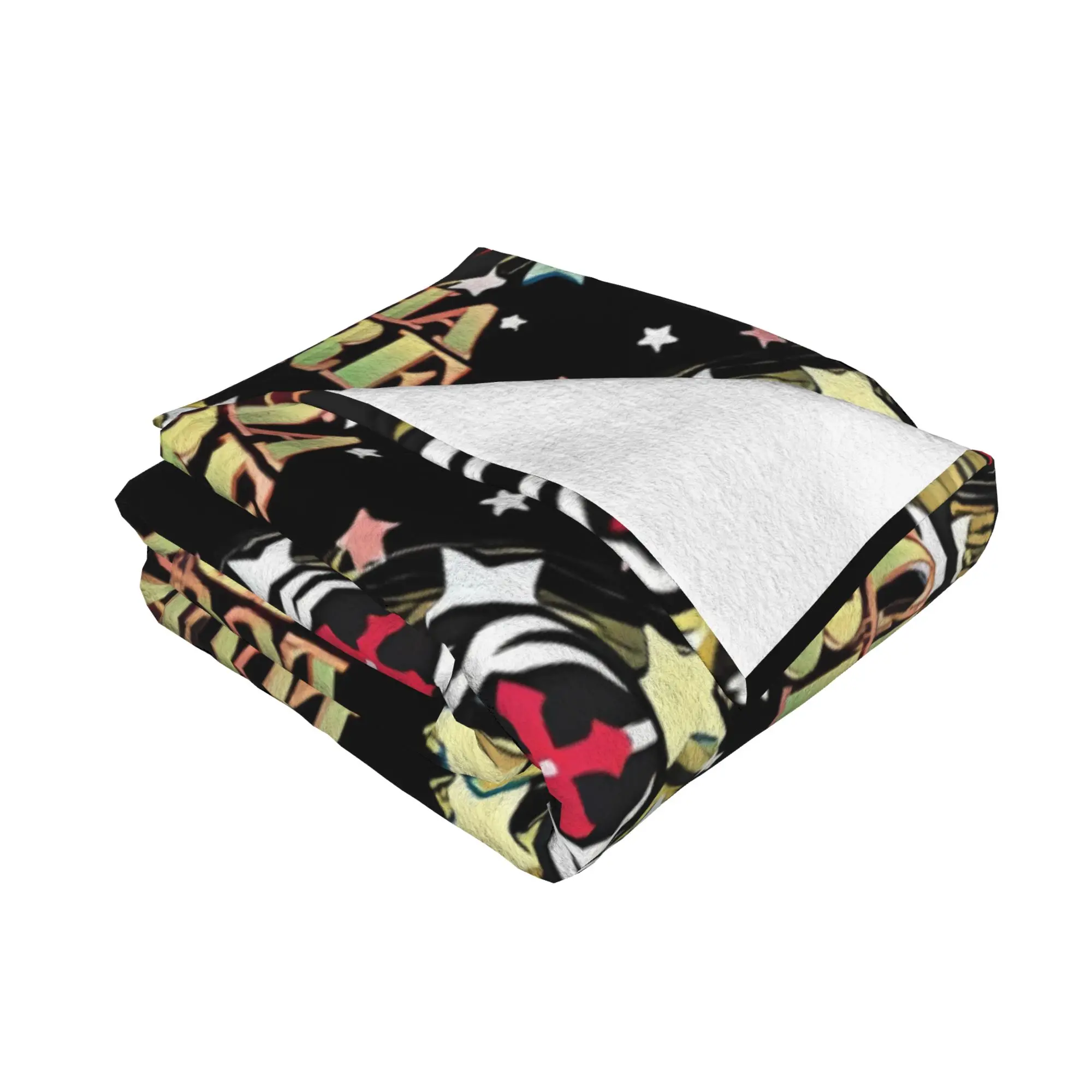 1PC home Cute Room Decor Mexican Wrestler   Fighting Blanket Throw Blanket Luchador Novelty Warm Blanket All Season