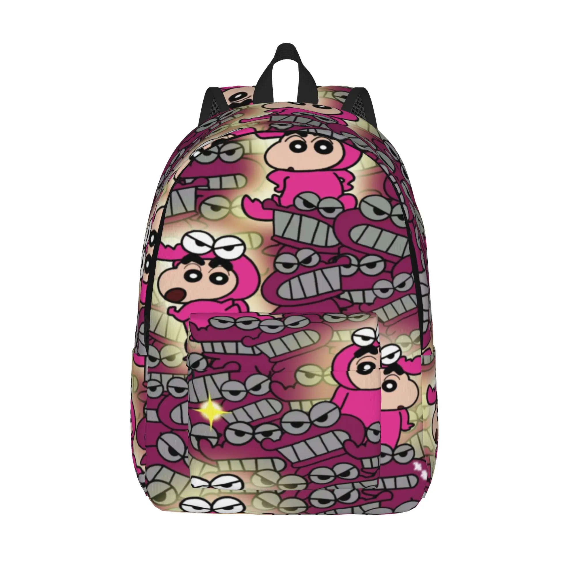 Crayon Shin-chans Cartoon Anime Backpack for Men Women Casual High School Business Daypack  College Shoulder Bag Gift