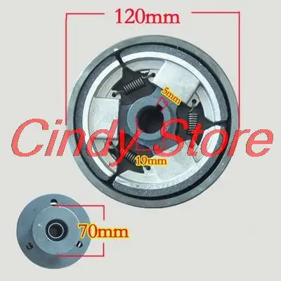 Imagem -02 - Polia da Embreagem 19 mm ou 20 mm para 168 170 Gx160 Gx200 Motor a Gasolina Motor Diesel Peças de Reposição 168f 170f