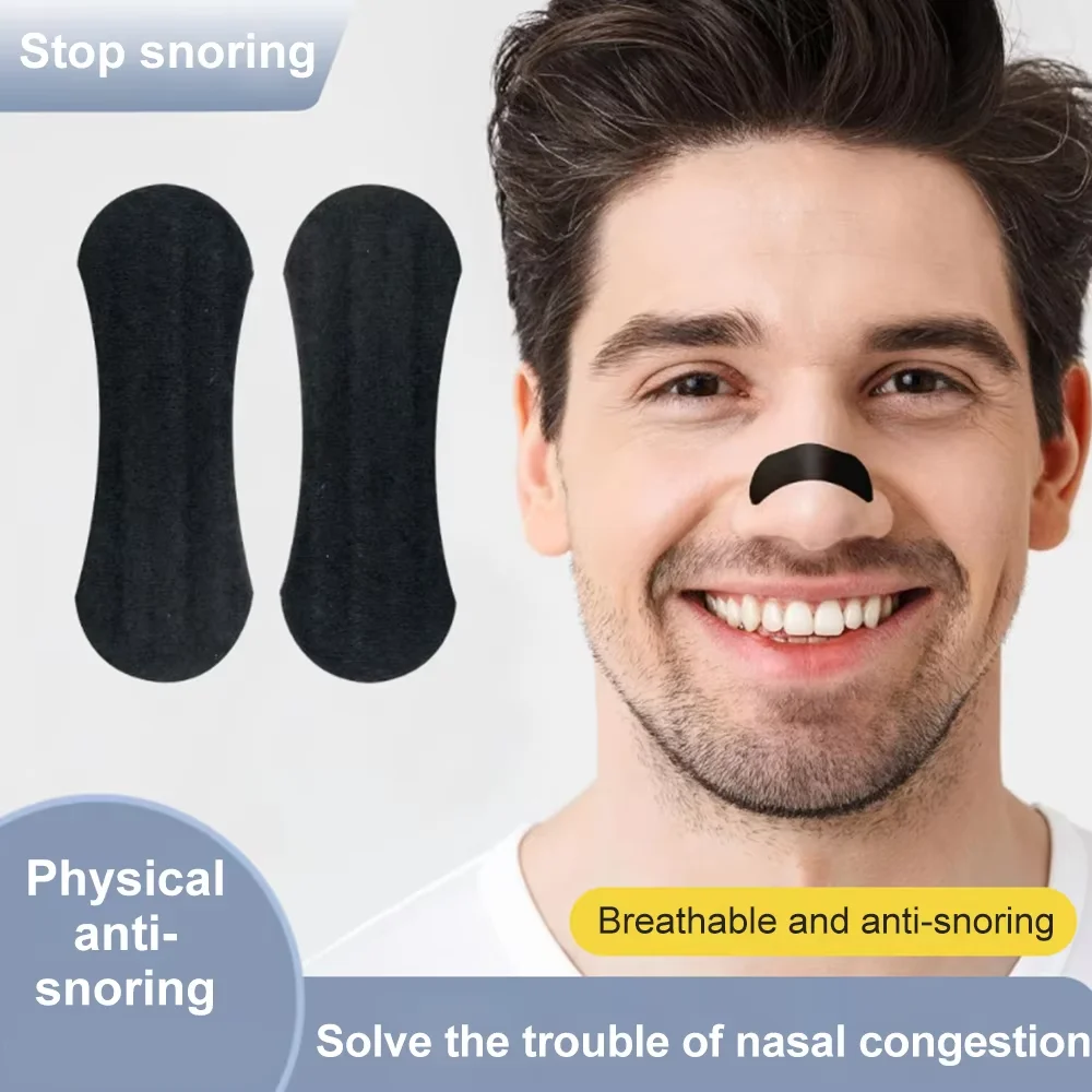 10PCS Breath Nasal Strips Enhanced Breathing Anti-Snoring Nose Patches Good Sleeping Product Easier Sleep Aid Decive