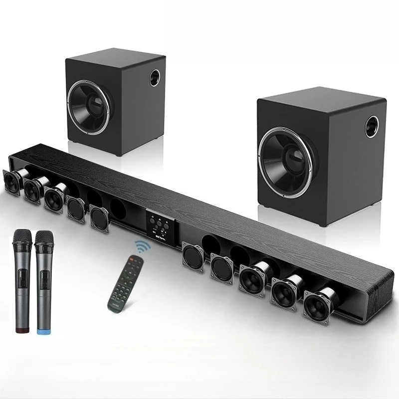 LCD TV, external speaker, living room karaoke, projector, home theater soundbar