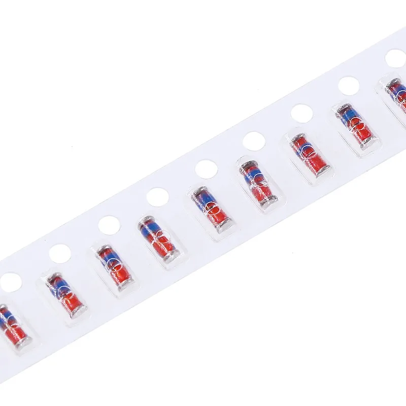 50pcs 0.5W SMD Voltage Regulator Diode 1206 Cylinder Glass Tube 3V3 5V1 4.7V 10 15 12V 24V 36V  6.6V  33V 39V