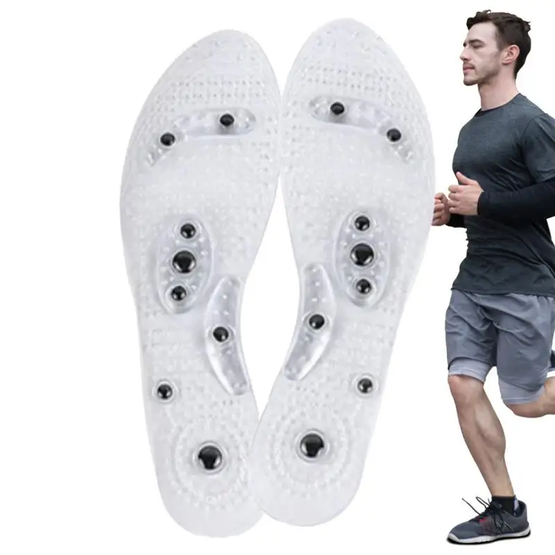 Massage Inserts Orthopedic Insoles Breathable Reflexology Acupoint Insoles Footwear Massage Inserts For Men Women