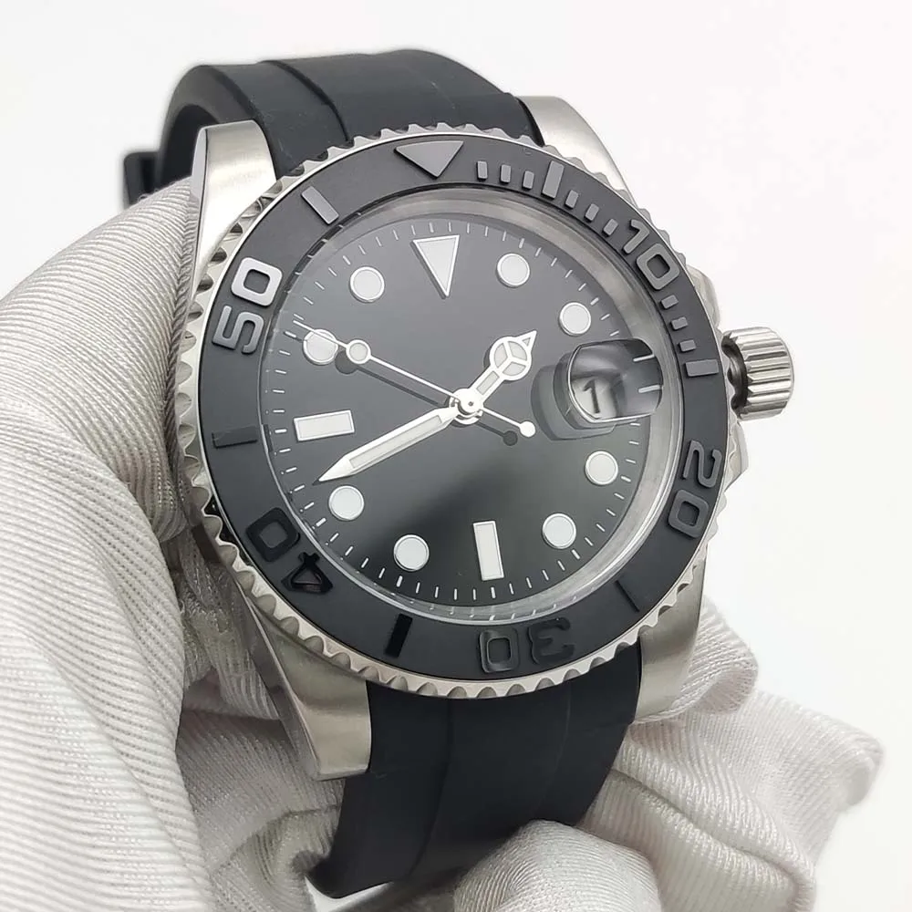 Men\'s Waterproof NH35 Automatic Mechanical Men\'s Watch Luminous Sterile Dial Men\'s Watch Sapphire