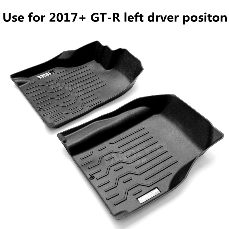 Fit for 2017+ Nissan GTR custom matscar All-Weather GTR floor mats Fit For Nissan GTR custom waterproof car floor mats GTR mats