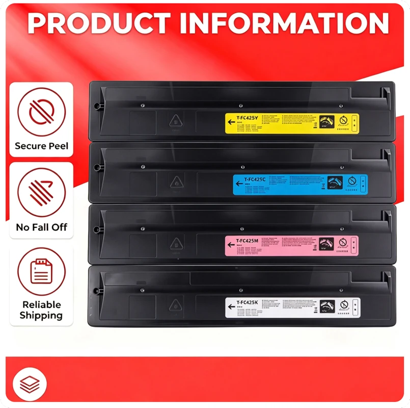 T-FC425 Toner Cartridge for Toshiba E-Studio 2020AC 2525AC 3025AC 3525 4525 5525AC 6525 High Compatible Copier Color Toner