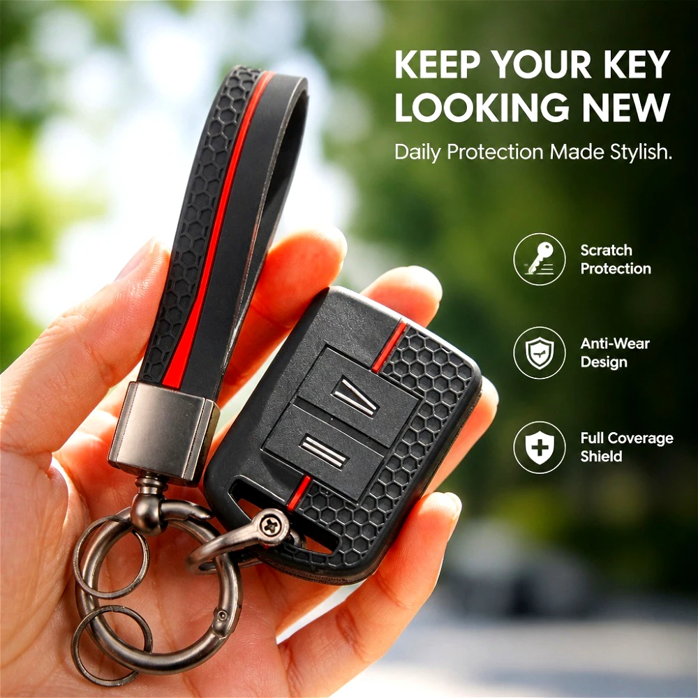 Key Fob Sleeve For Opel Agila Corsa C Combo Meriva Tigra For Vauxhall Agila Corsa C Combo Meriva Tigra with ring wrist strap