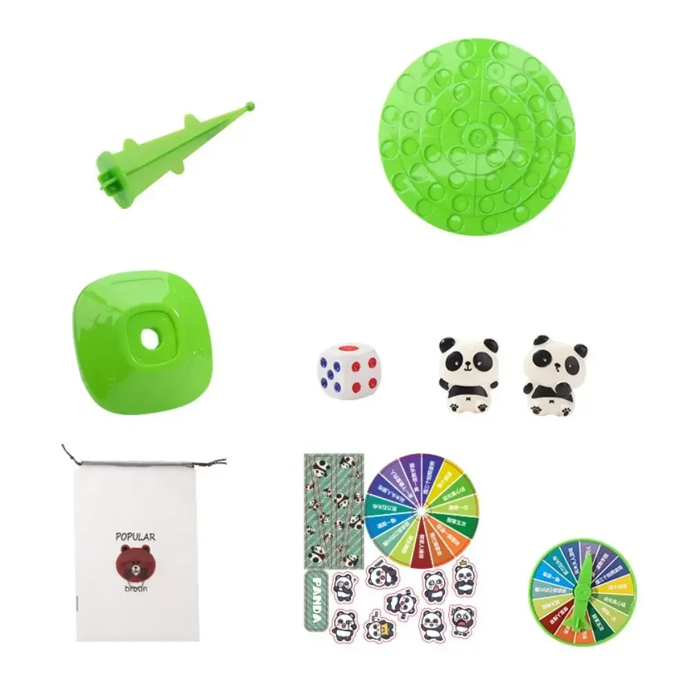 Party Games Kids Two-Player Match Panda Balance Tree Creative Fun Balance Spaceman Puzzle Tabletop Game Interactive Toy for Kids