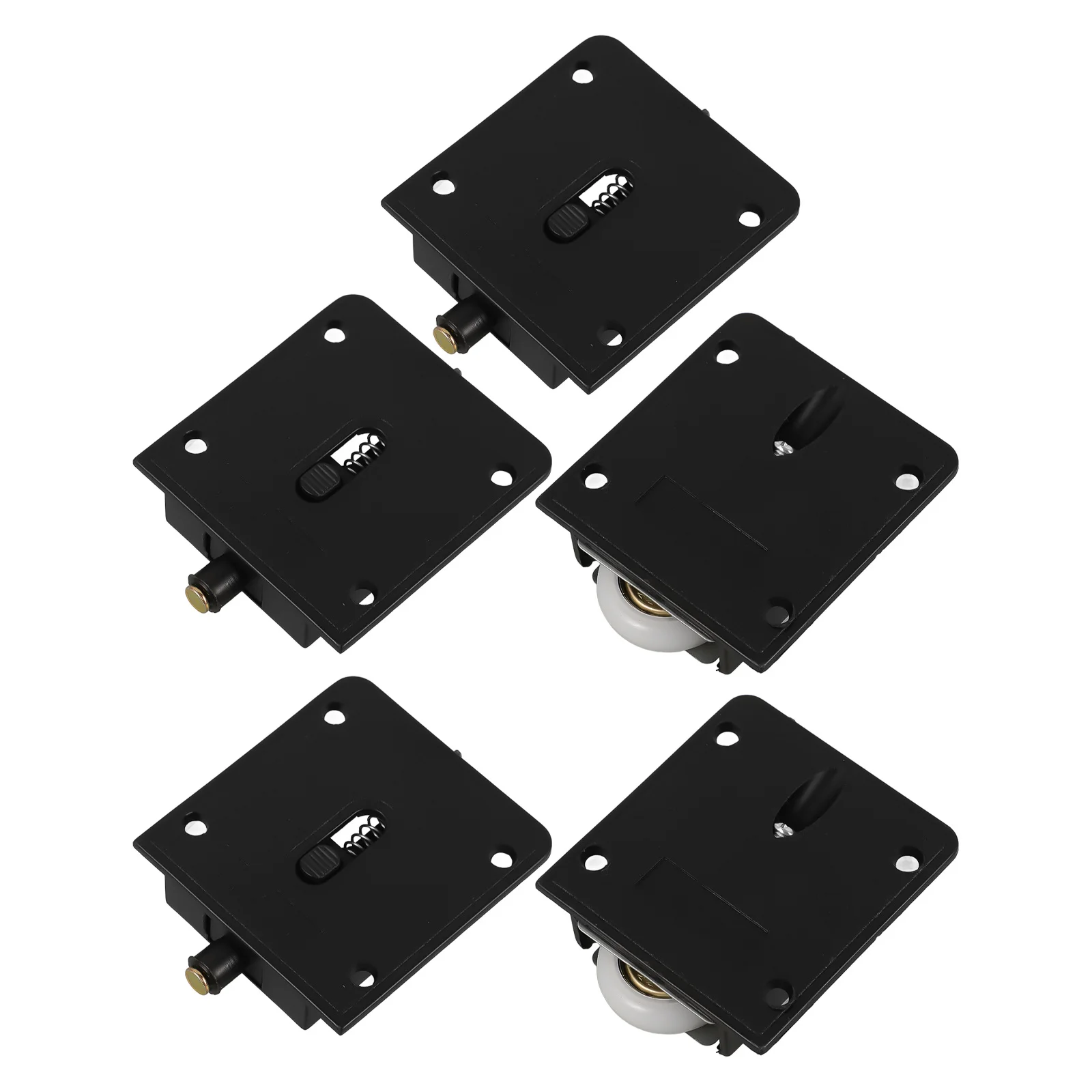 

5Pcs Silent Sliding Door Roller Heavy Duty Plastic Wardrobe Glass Cabinet Pulley Smooth Running Buffer Wheel for Aluminum Window