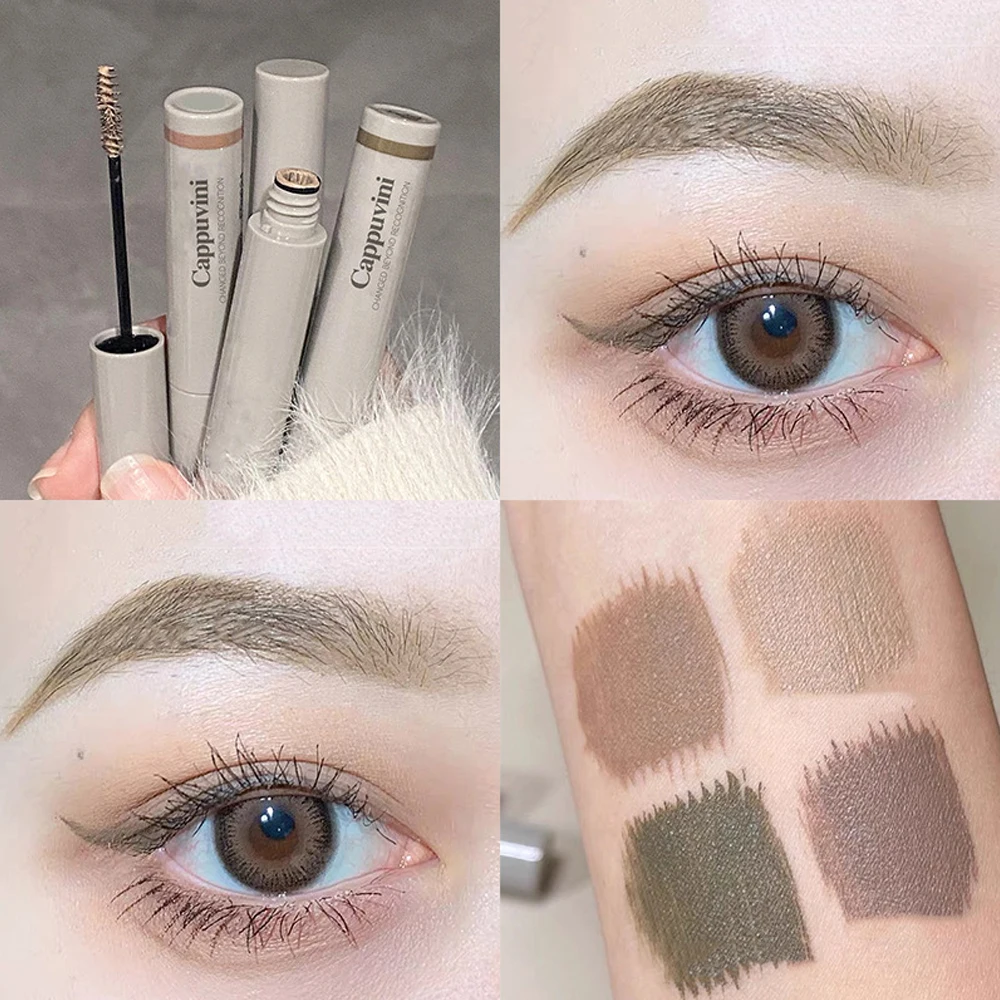 Lasting Natural Liquid Dyeing Eyebrow Cream Waterproof Eyebrows Enhancer Tint Black Brown Mascara Eye Brow Gel Makeup Cosmetics