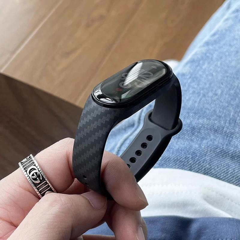 Xiaomi Mi Band 7,NFC,Mi Band5およびMiBand6用のシリコンストラップ